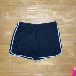 XL black athletic shorts